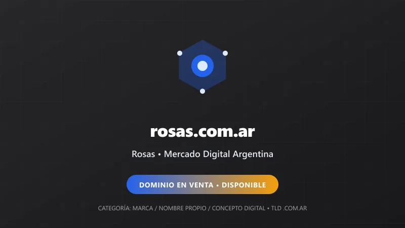 Identidad gráfica y activo digital para Rosas en Argentina
